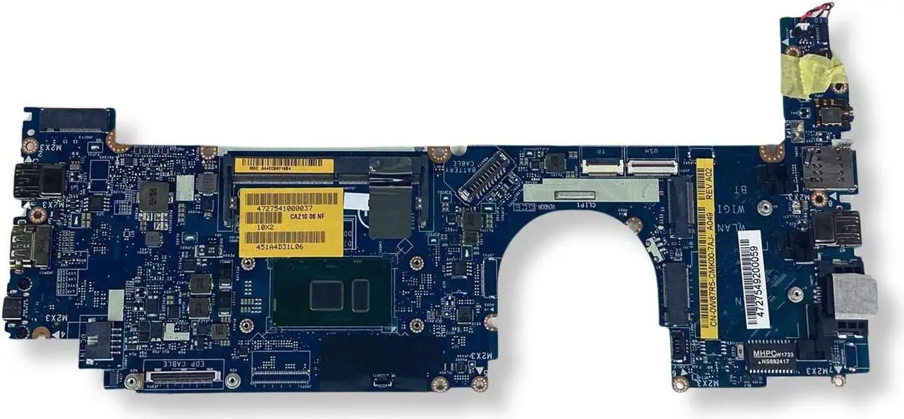 Alt view image 3 of 7 - Dell Latitude 7280 Intel Core I5-6200U Laptop Motherboard W87R5
