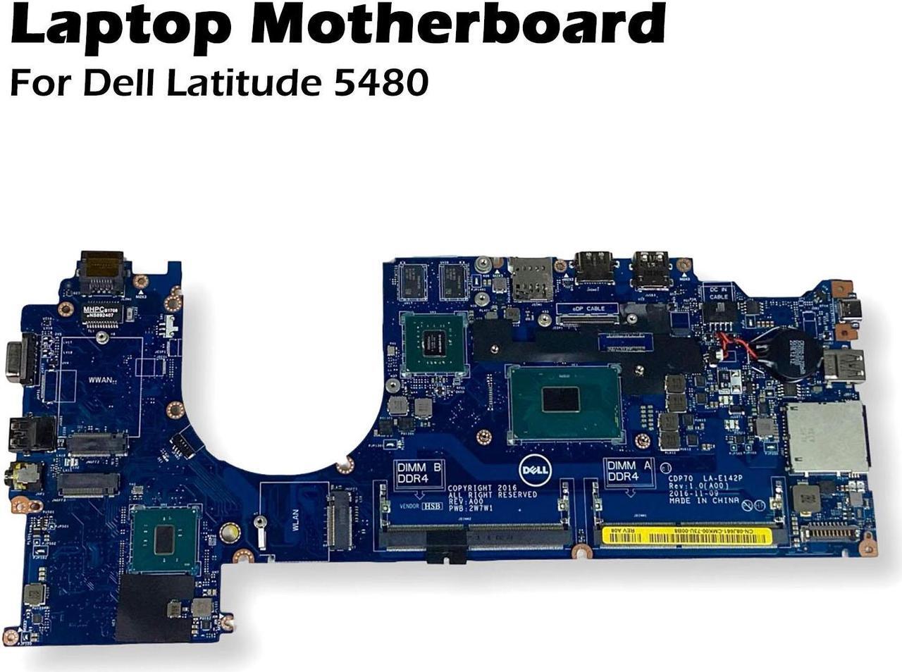 Alt view image 2 of 7 - Dell Latitude 5480 Motherboard  Intel Core i5-7440HQ 2.8 GHz Processor with Integrated Graphics 8J661