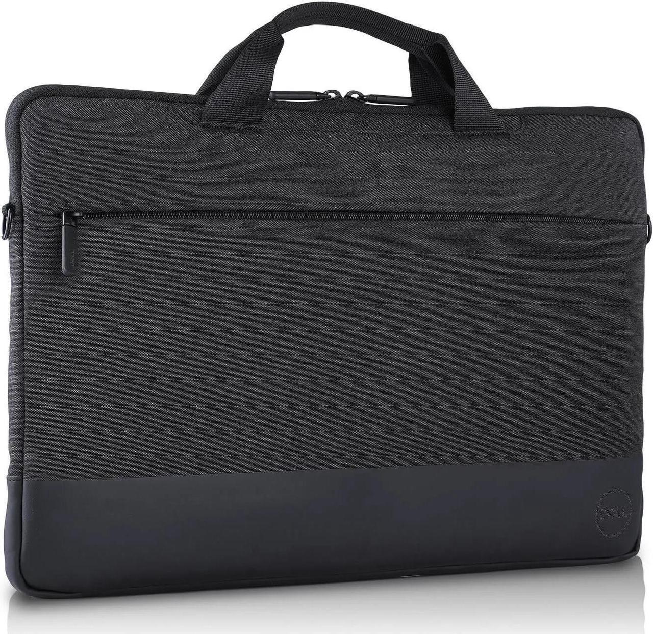 Alt view image 4 of 6 - Dell Pro Laptop Professional Sleeve 13" Heather Gray - Water-Resistant Polyester Case for Dell Latitude, Inspiron, Vostro Models