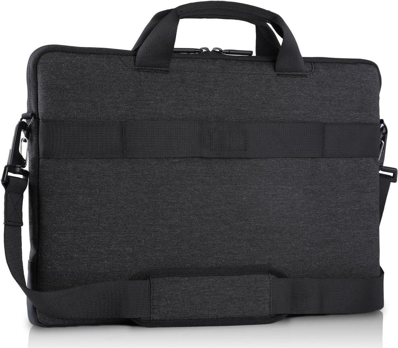 Alt view image 3 of 6 - Dell Pro Laptop Professional Sleeve 13" Heather Gray - Water-Resistant Polyester Case for Dell Latitude, Inspiron, Vostro Models