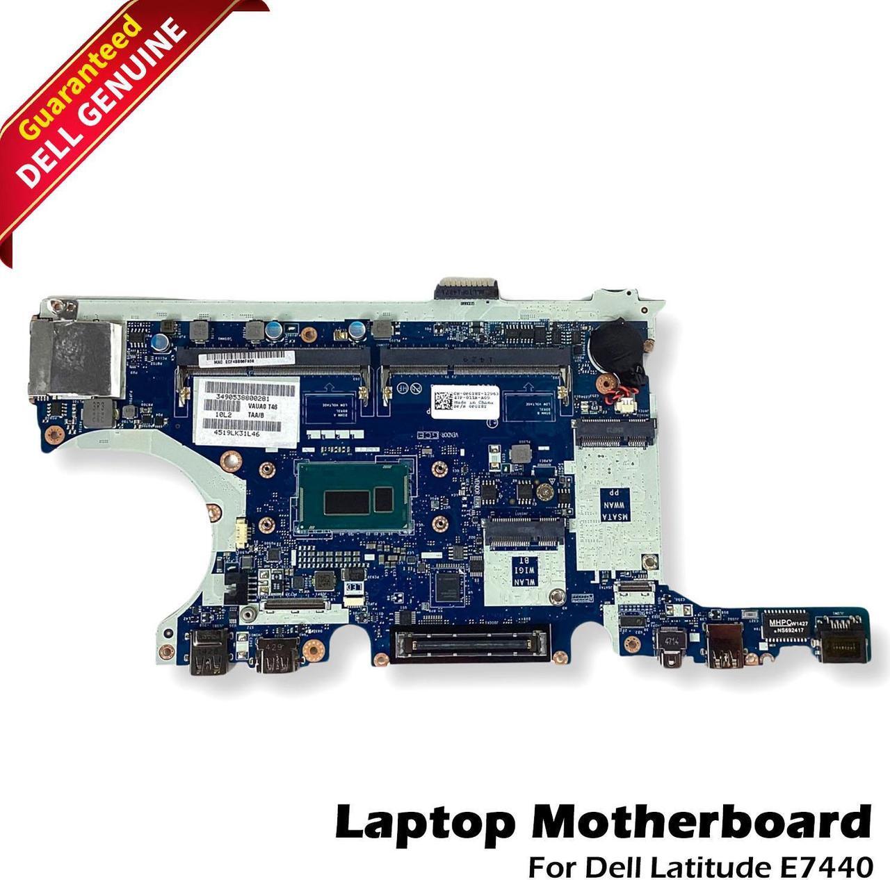 Main image of Dell Latitude E7440 Motherboard Intel Core i5-4350U 1.40 GHz Dual-Core Processor, DDR3L SDRAM PGT8T