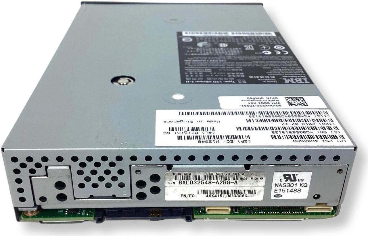 Alt view image 6 of 7 - Dell PowerEdge T710 T620 T420 Server LTO-3 Internal Mount SAS Tape Drive Module IBM 46X5668 46X6685 HKP50