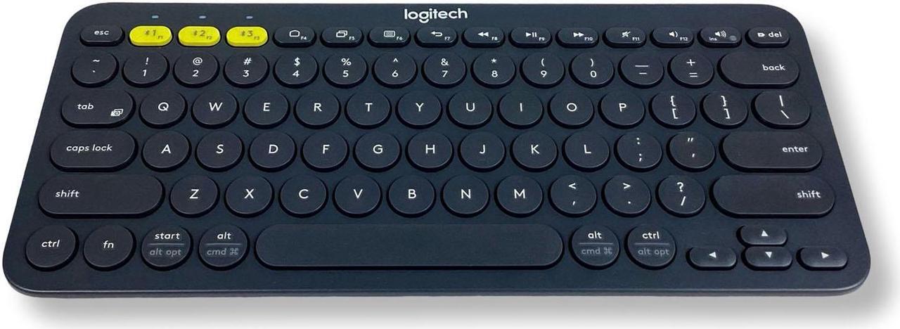 Alt view image 4 of 7 - Logitech K380 Multi-Device Bluetooth Wireless Keyboard Black