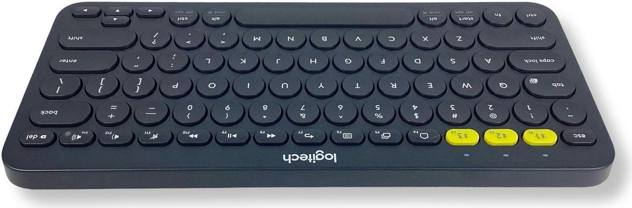 Alt view image 6 of 7 - Logitech K380 Multi-Device Bluetooth Wireless Keyboard Black