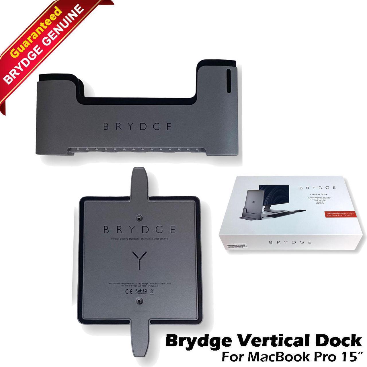 Main image of Brydge MacBook Vertical Dock for 15" MacBook Pro Space Gray BRY15MBP