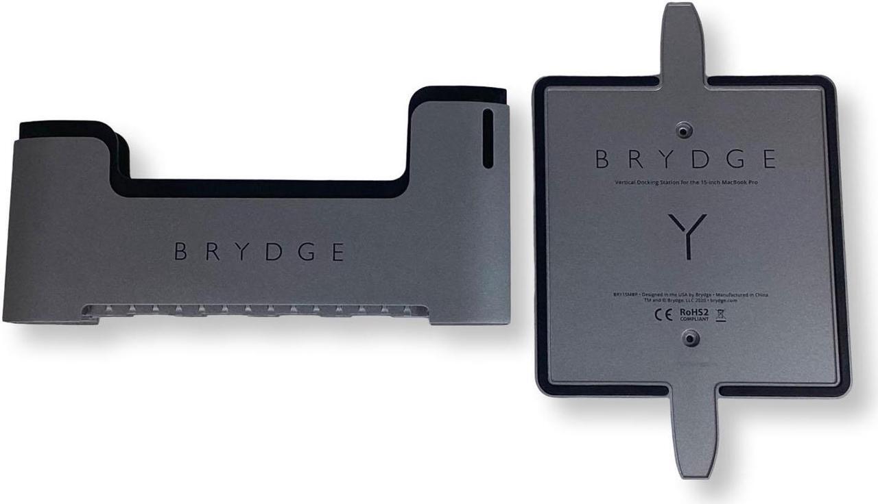 Alt view image 3 of 7 - Brydge MacBook Vertical Dock for 15" MacBook Pro Space Gray BRY15MBP