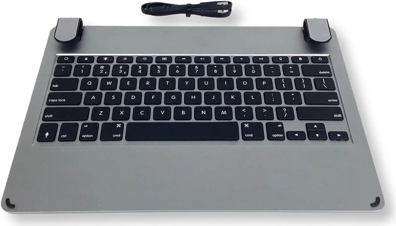 Alt view image 4 of 7 - Brydge 12.9 Series II Bluetooth Keyboard Space Gray BRY6012