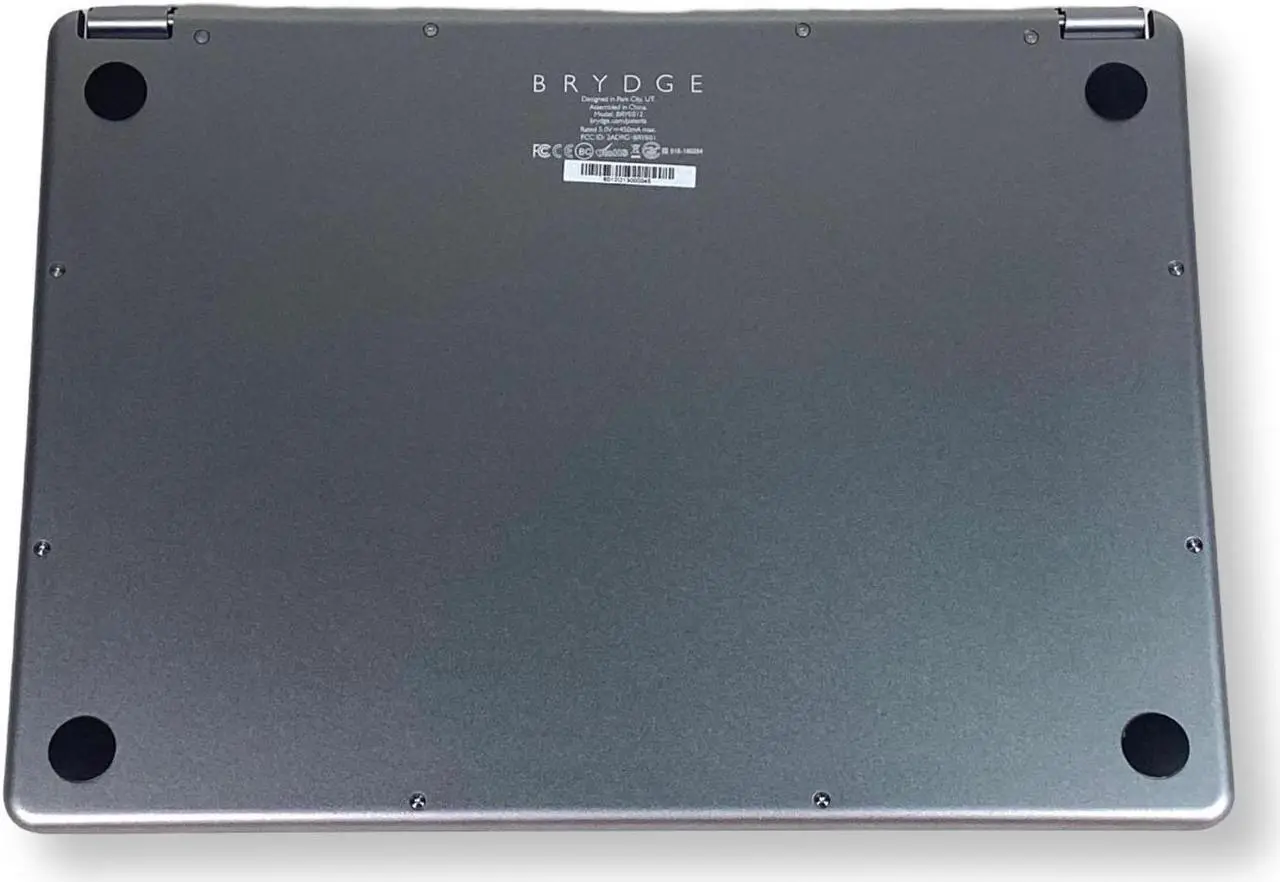 Alt view image 6 of 7 - Brydge 12.9 Series II Bluetooth Keyboard Space Gray BRY6012