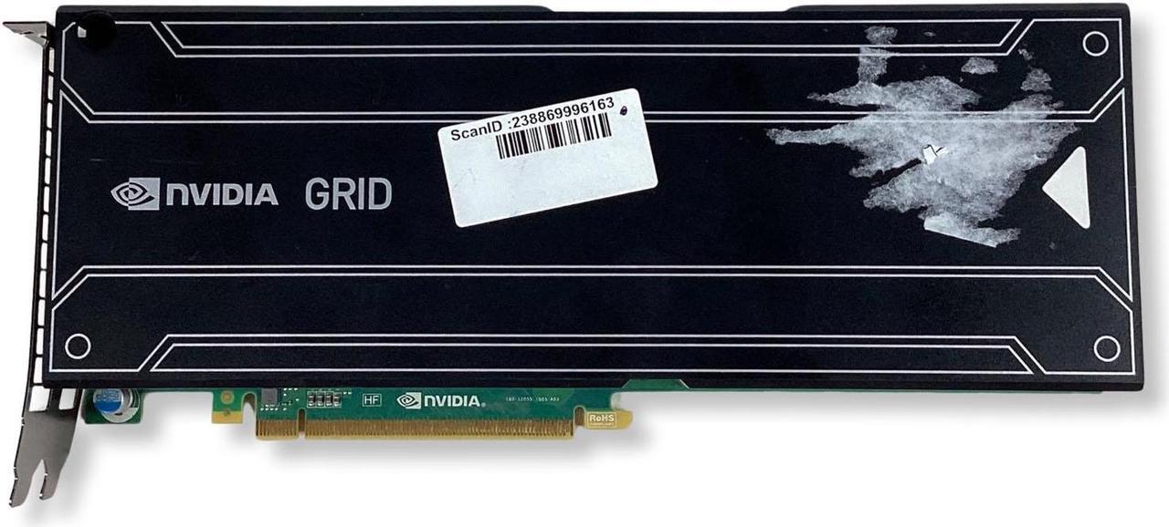 Alt view image 9 of 13 - Nvidia GRID K520 8GB GDDR5 PCIe 3.0 x16 225W 256 bit x2 GPU Video Graphics Card 5Gbps 900-12055-0020-000