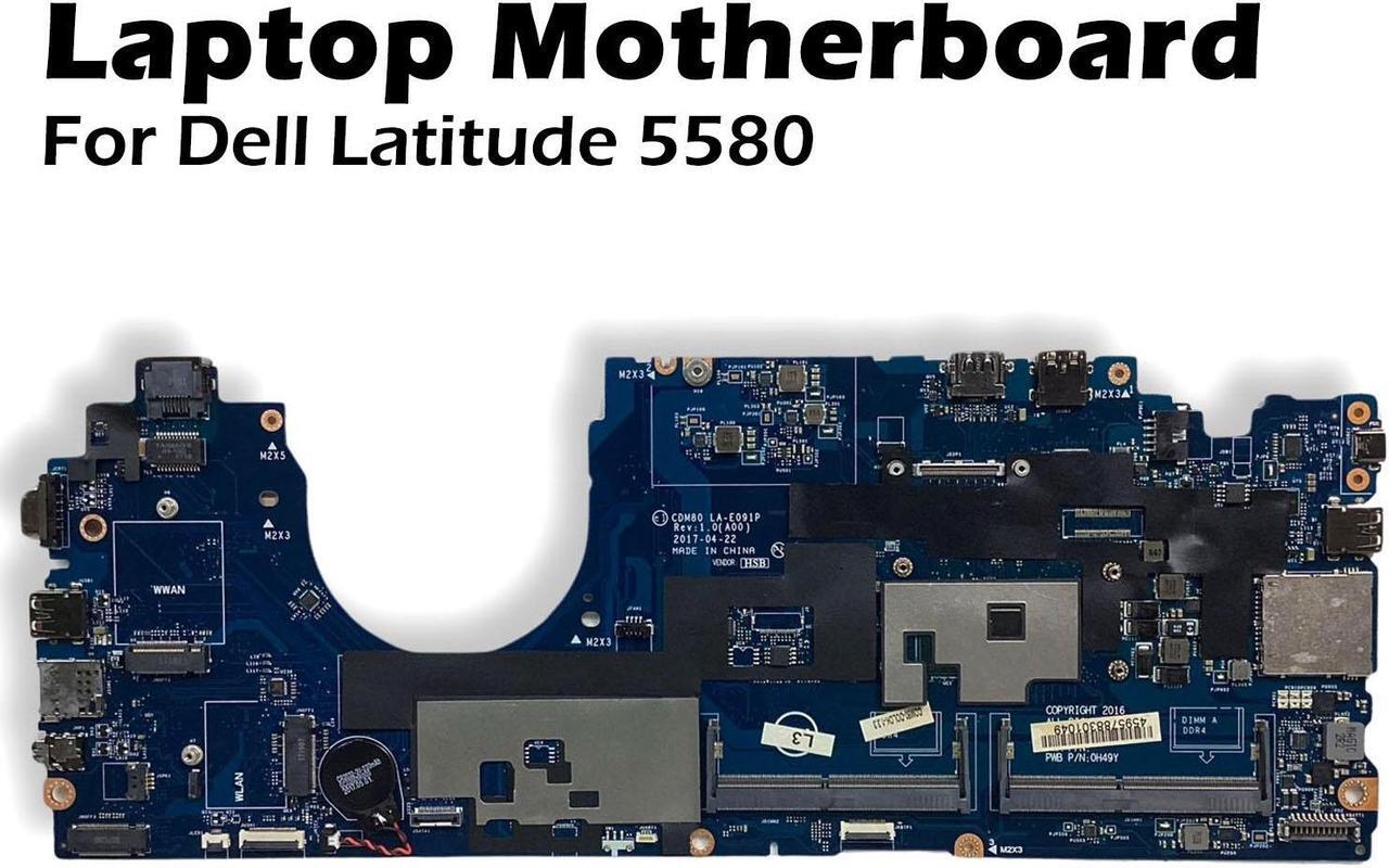 Alt view image 2 of 7 - Dell Latitude 5580 Motherboard W/ Intel i5 2.6GHz CPU Intel Graphics UMA 7JF3P