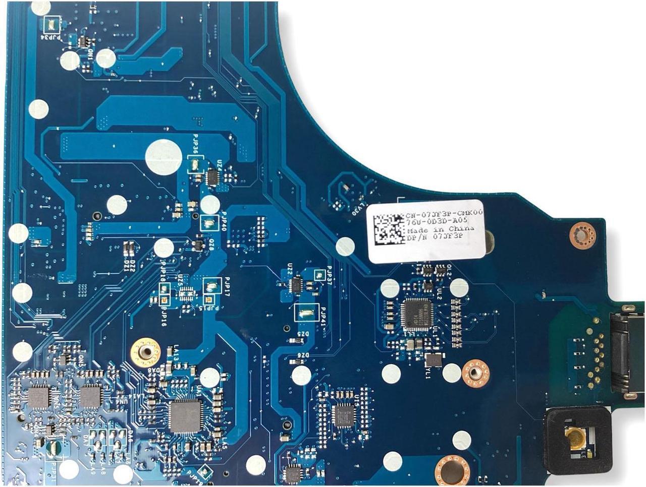 Alt view image 6 of 7 - Dell Latitude 5580 Motherboard W/ Intel i5 2.6GHz CPU Intel Graphics UMA 7JF3P