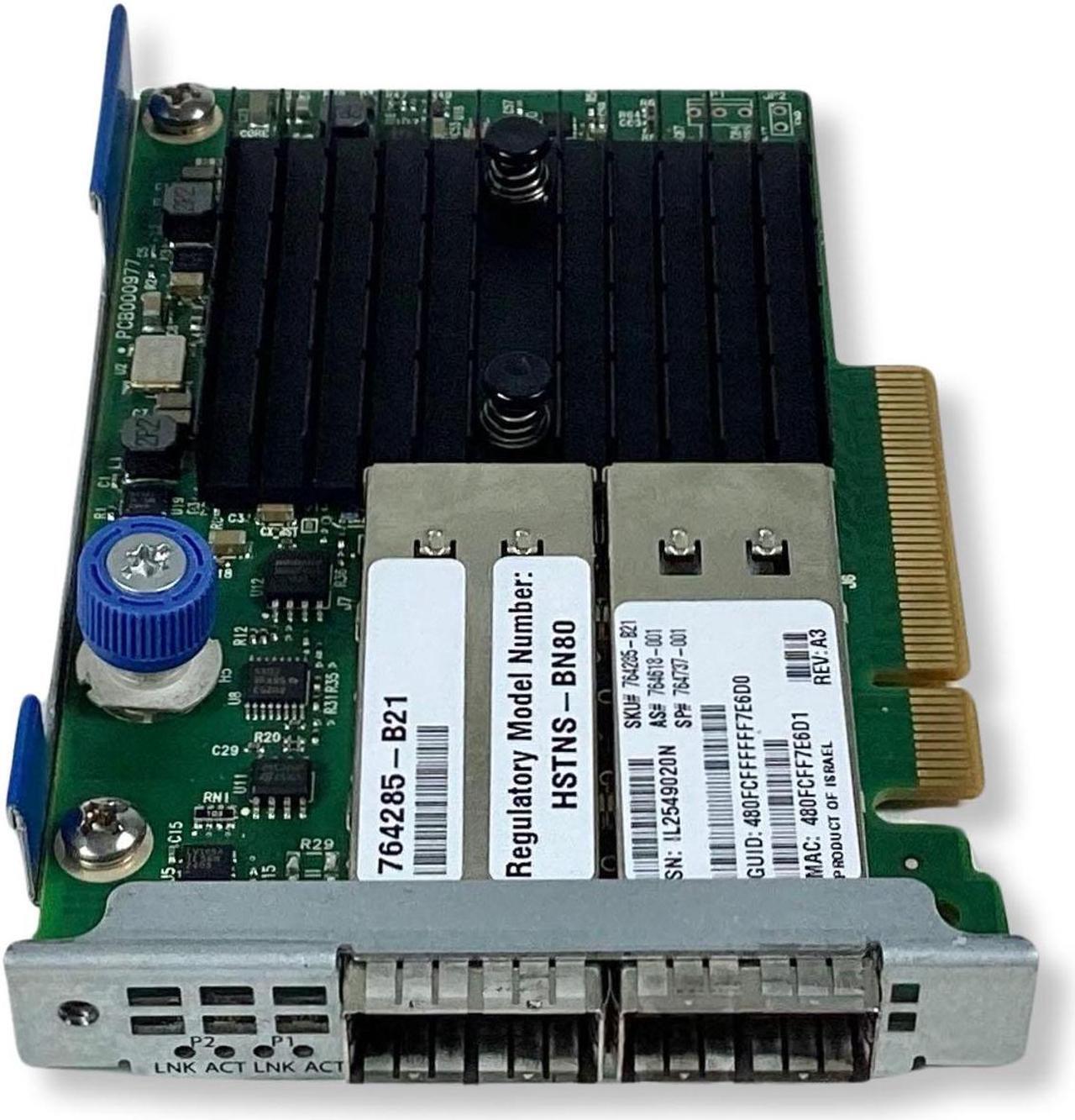 Alt view image 4 of 7 - HP InfiniBand FDR 10GB/40GB 544+FLR QSFP 764618-001 764285-B21 764737-001