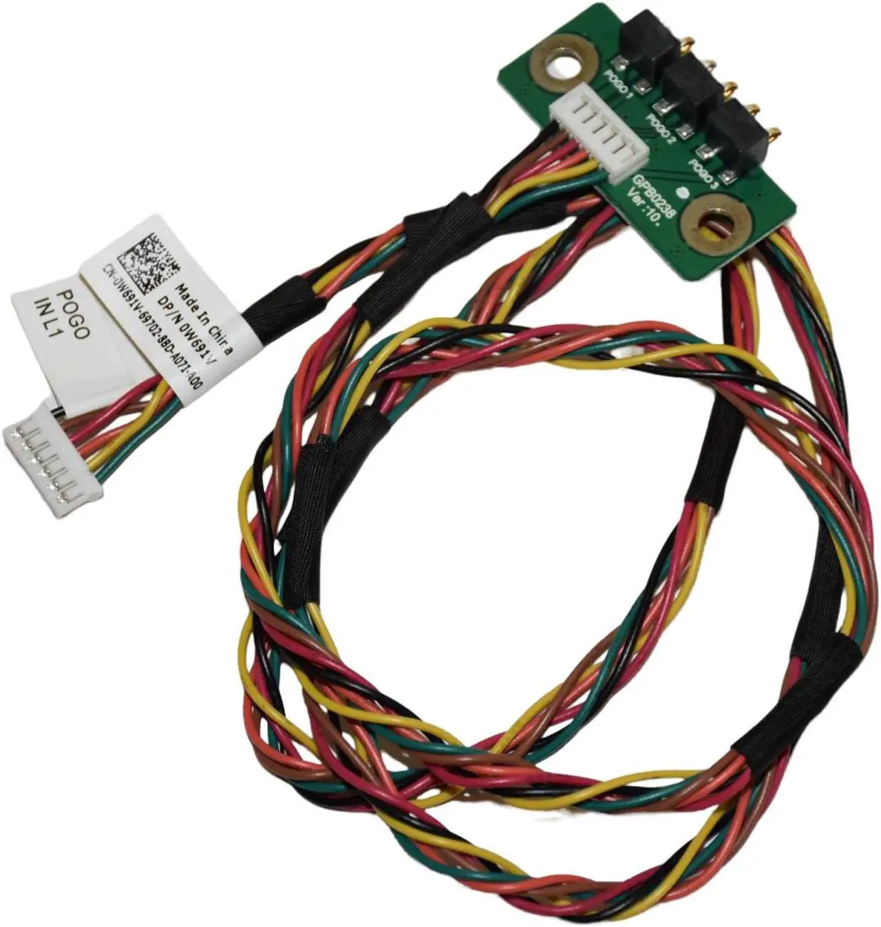 Alt view image 8 of 10 - Dell Alienware X51 Area 51 Left I/O Lighting Circuit Board with Cable W691V