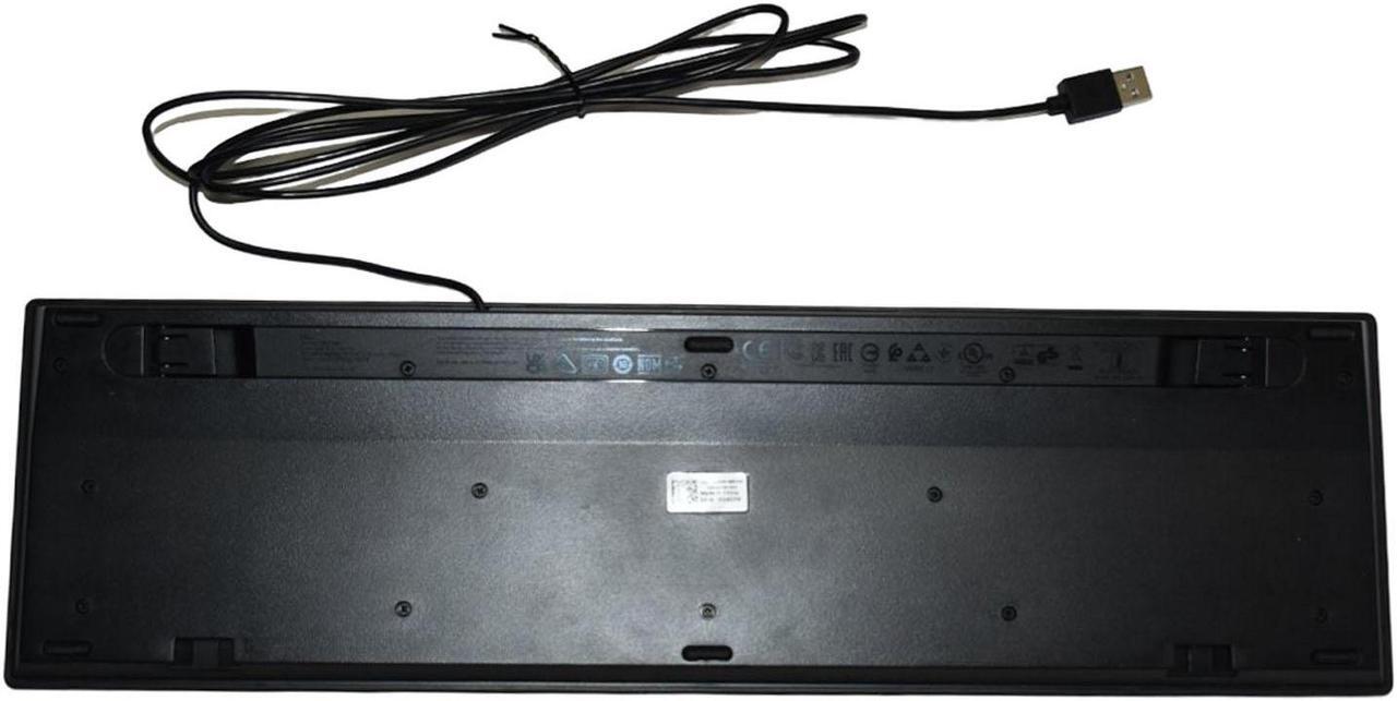 Alt view image 7 of 7 - Dell KB216 USB Slim Quiet 104-Key QWERTY Keyboard Black N6R8G RKR0N G4D2W