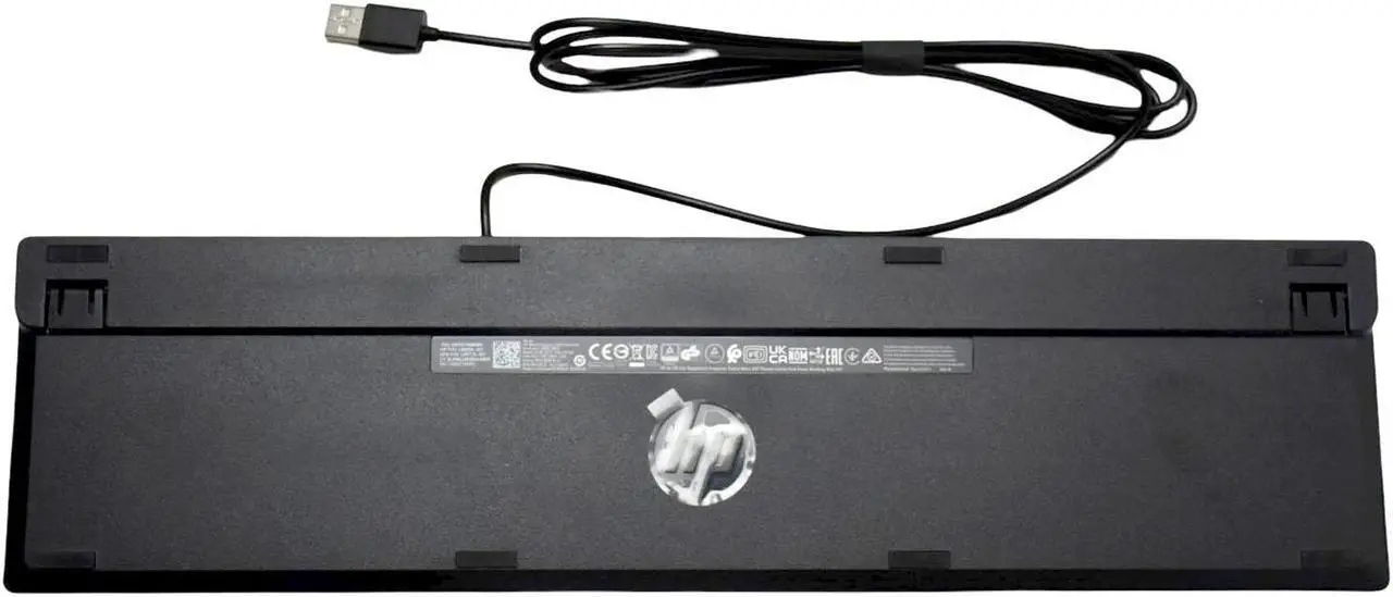 Alt view image 2 of 7 - HP Smart 320K Slim Wired QWERTY Keyboard 108 Keys L96909-001 (LOT OF 50)