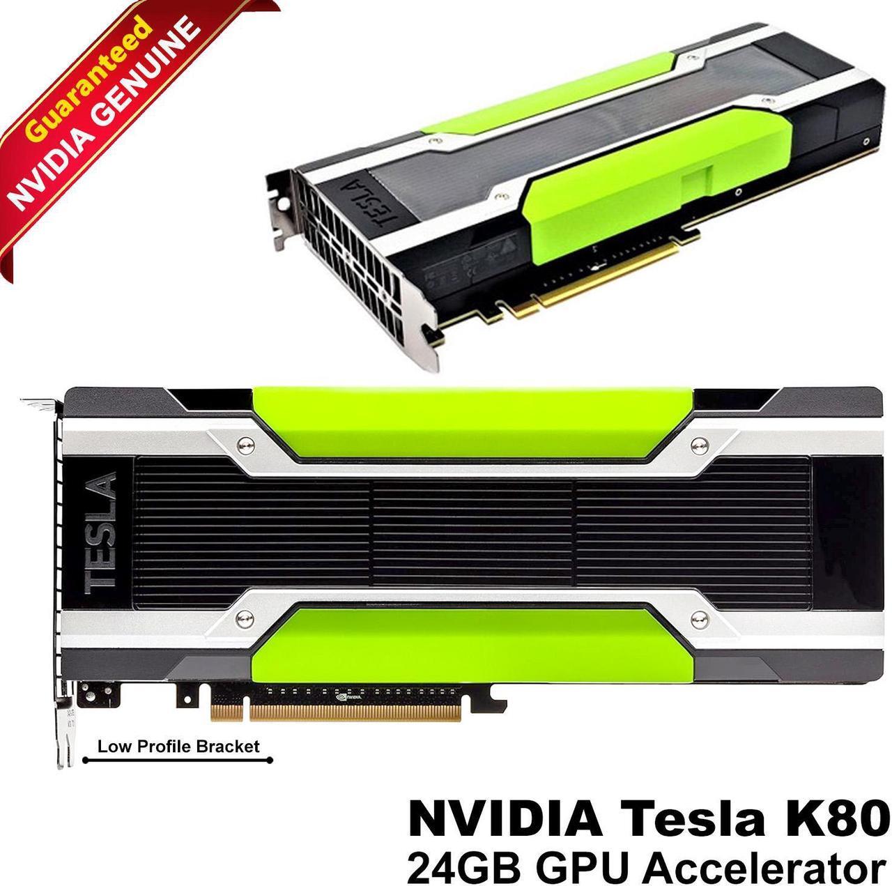 Main image of NVIDIA Tesla K80 Accelerator Card 24GB GDDR5 PCI-E 3.0 x16 Graphics Card