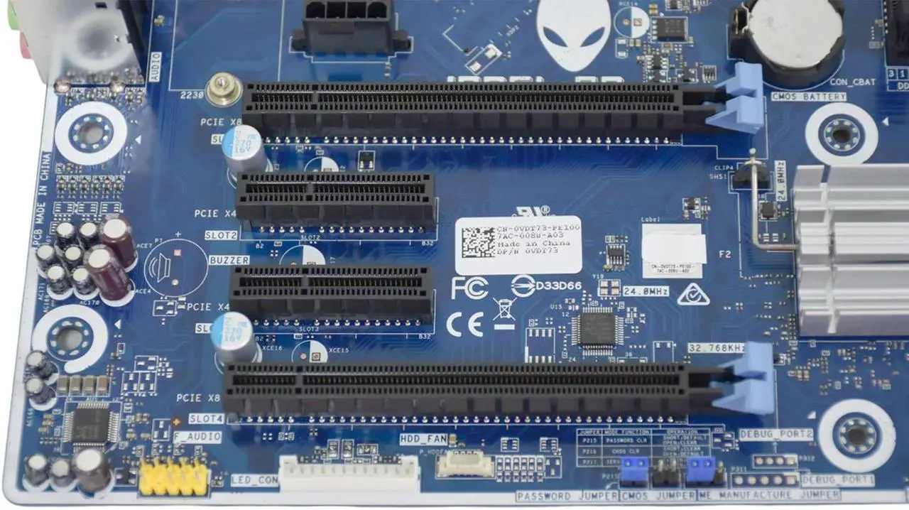 Alt view image 4 of 9 - Dell Alienware Aurora R7 Desktop Intel Motherboard s1151 VDT73