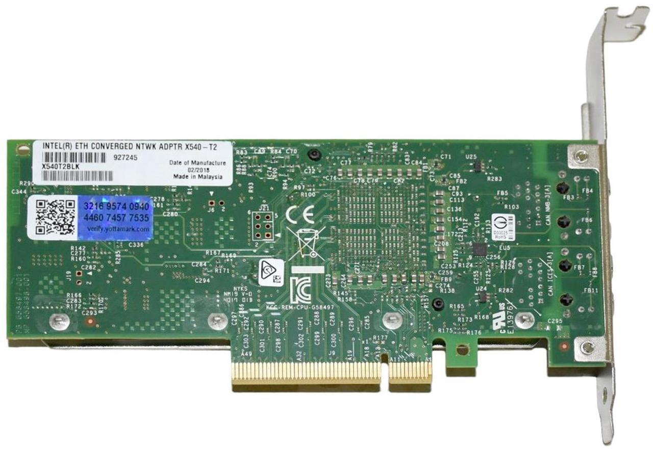 Alt view image 11 of 13 - 10Gtek For Intel X540-T2 Ethernet Adapter with Intel X540 Controller, 10Gb Ethernet Network Card, Dual Port RJ45 Copper, PCI Express 10Gb Nic Ethernet LAN Adapter