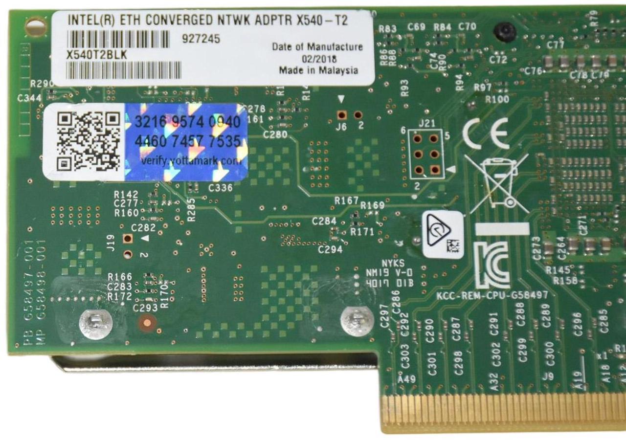 Alt view image 12 of 13 - 10Gtek For Intel X540-T2 Ethernet Adapter with Intel X540 Controller, 10Gb Ethernet Network Card, Dual Port RJ45 Copper, PCI Express 10Gb Nic Ethernet LAN Adapter