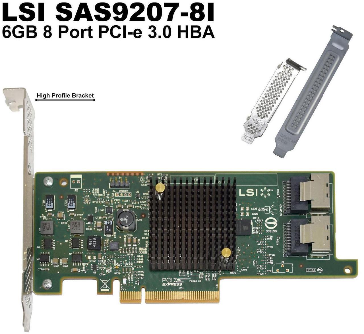 Main image of LSI 9207-8i 6Gbs SAS SATA PCI-E 3.0 HBA IT Mode Expander RAID Controller Card
