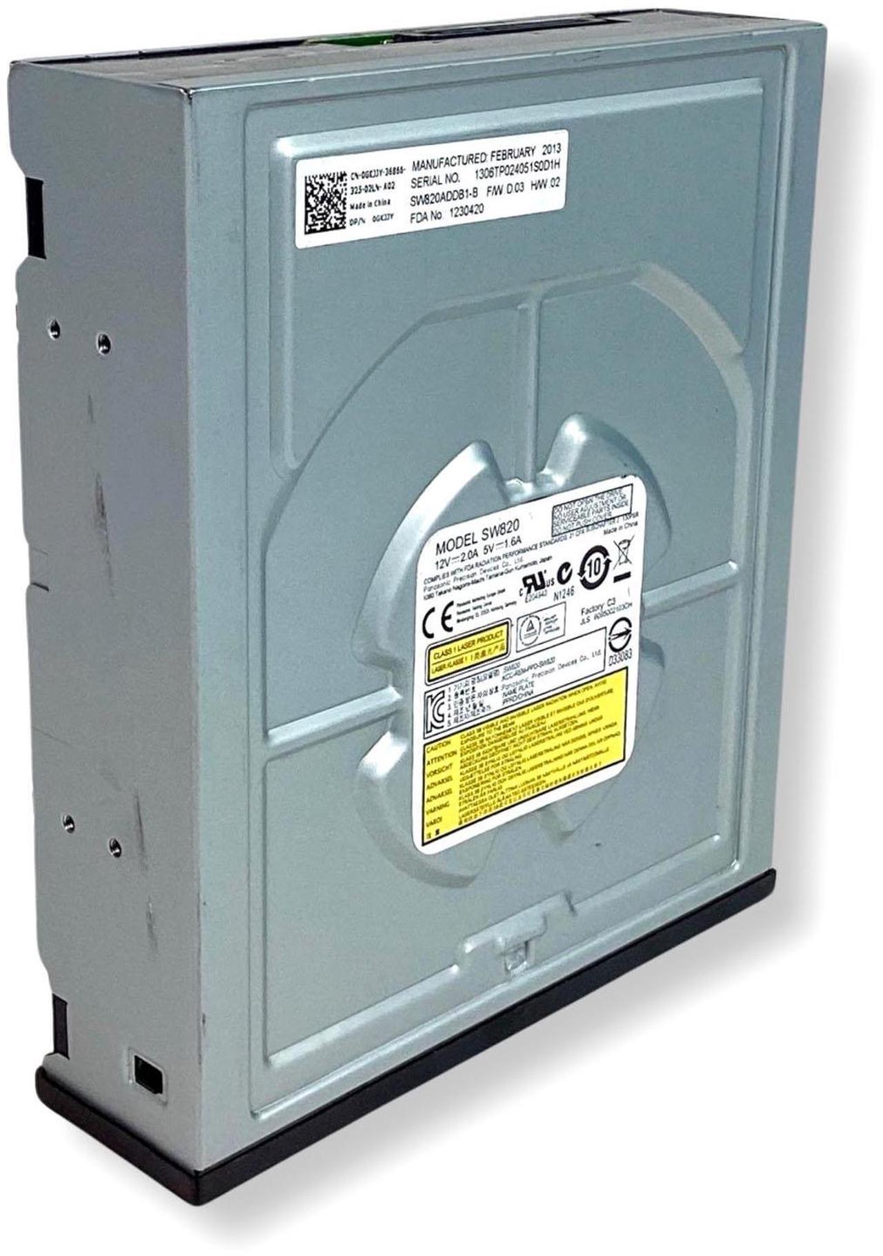 Alt view image 7 of 7 - Dell SW820 SATA DVD±RW Dual Layer Recorder Drive Black Bezel Half-Height GKJJY