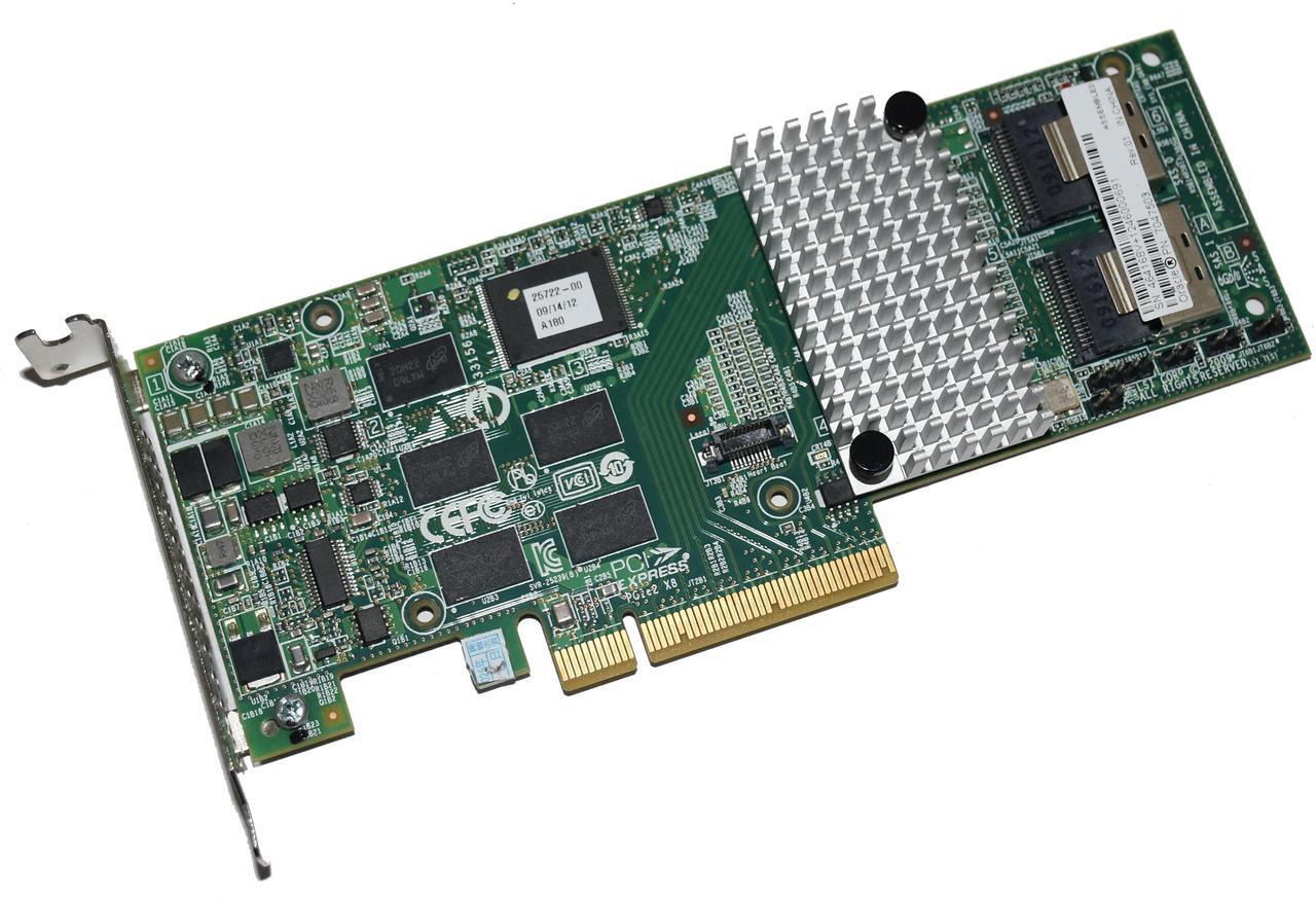 Alt view image 5 of 6 - LSI MegaRAID 8-Port 6Gb/s SATA SAS PCIe 2.0 x8 RAID Controller Card 9261-8i