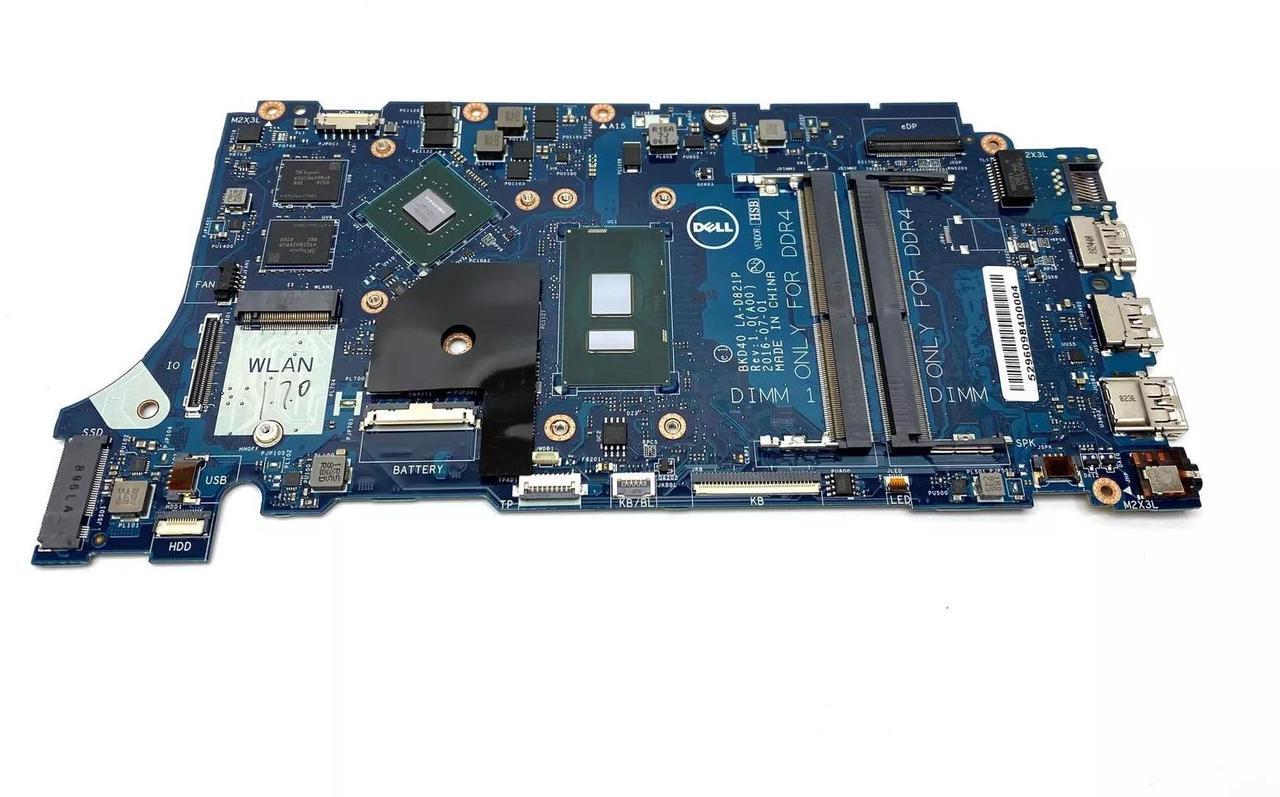 Alt view image 3 of 5 - Dell OEM Inspiron 15 (7560) / 14 (7460) Motherboard System Board 2.7GHz Core i7 CPU with Discrete Nvidia Graphics - 0KC1H