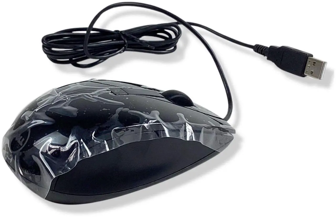 Alt view image 3 of 7 - Dell USB Wired Laser Mouse 6-Button Scroll Wheel Black J660D V7623 Lot of 3