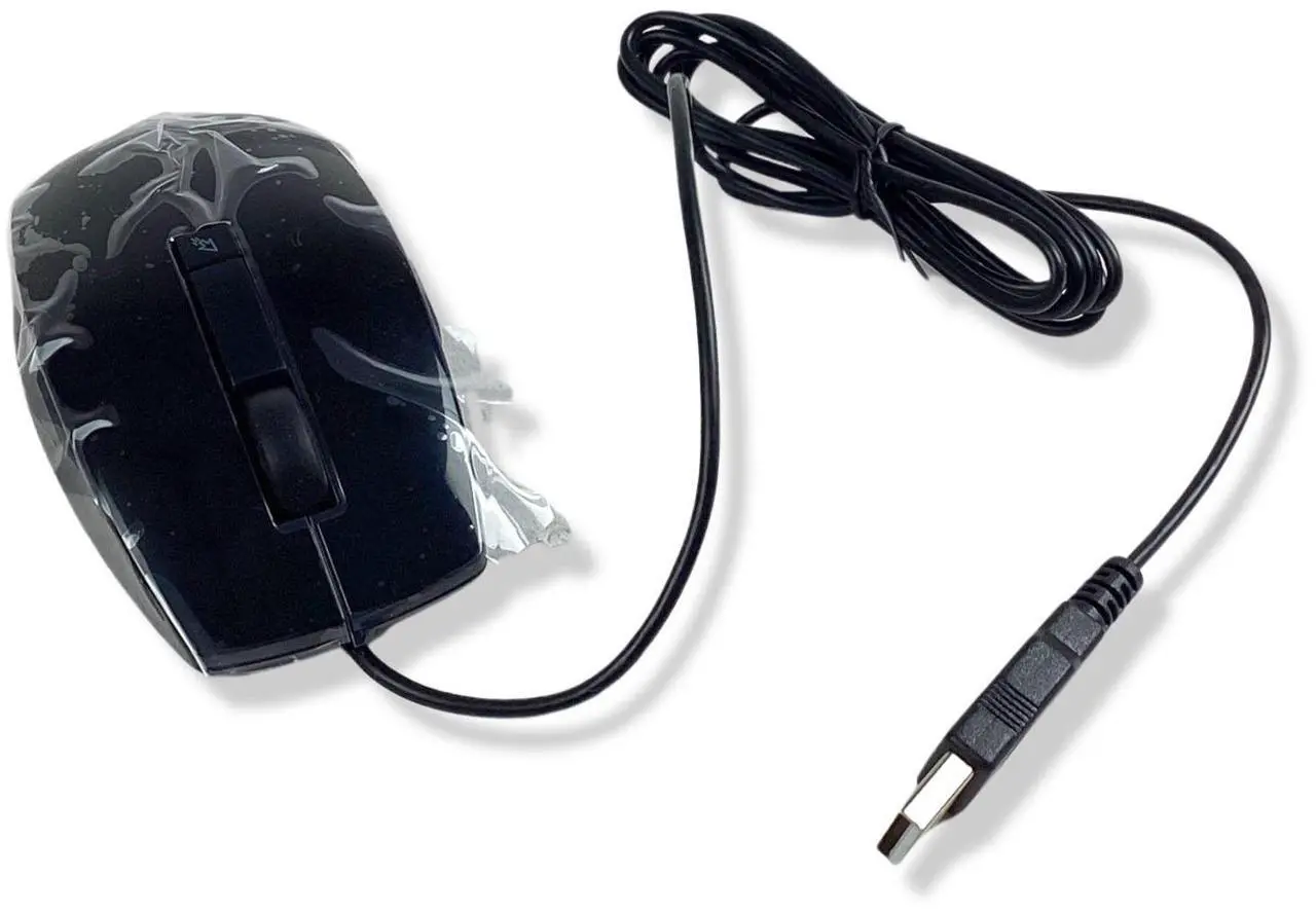 Alt view image 4 of 7 - Dell USB Wired Laser Mouse 6-Button Scroll Wheel Black J660D V7623 Lot of 3