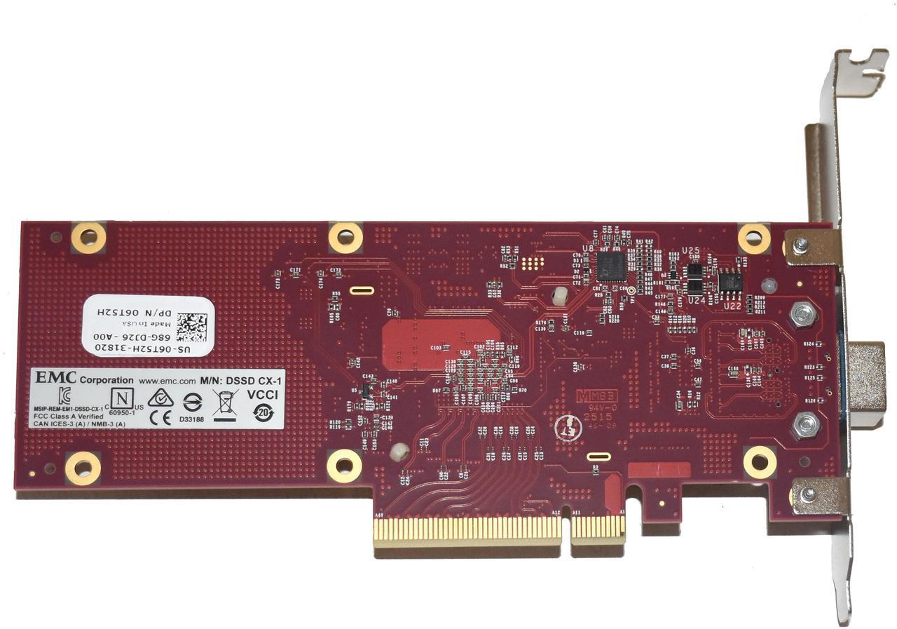 Alt view image 4 of 6 - Dell EMC DSSD D5 CX-1 SAS Card Array PCIe x16 12Gbs SAS 512MB Cache 3T3DV 06T52H 6T52H