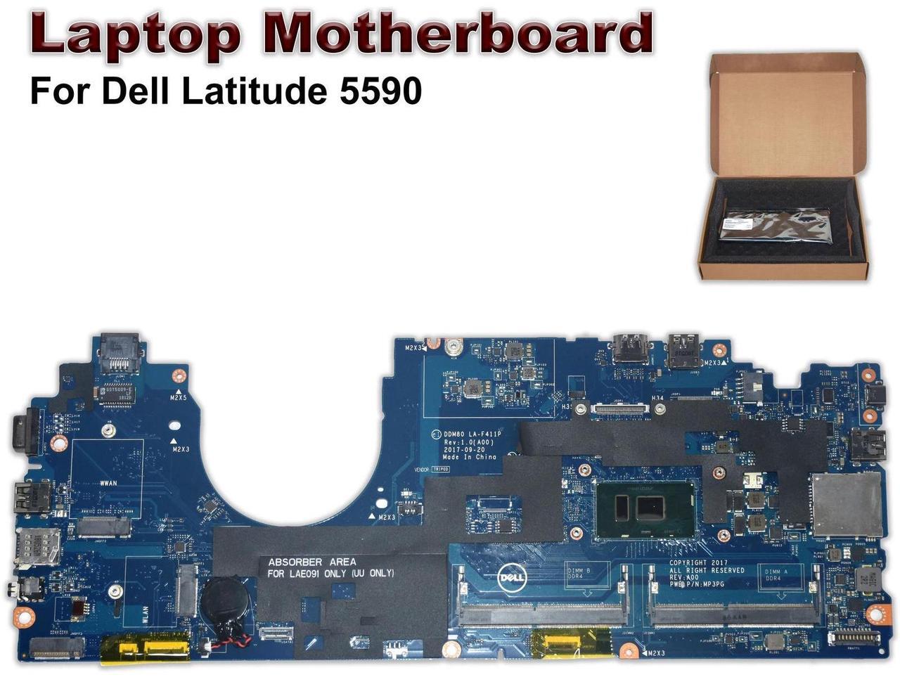 Alt view image 6 of 7 - Dell Latitude 5590 Motherboard with Intel Core i5-7300U 2.6GHz CPU  LA-F411P D2N2V