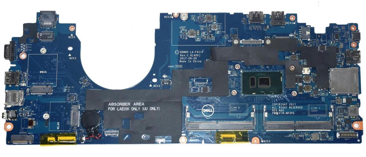 Alt view image 2 of 7 - Dell Latitude 5590 Motherboard with Intel Core i5-7300U 2.6GHz CPU  LA-F411P D2N2V