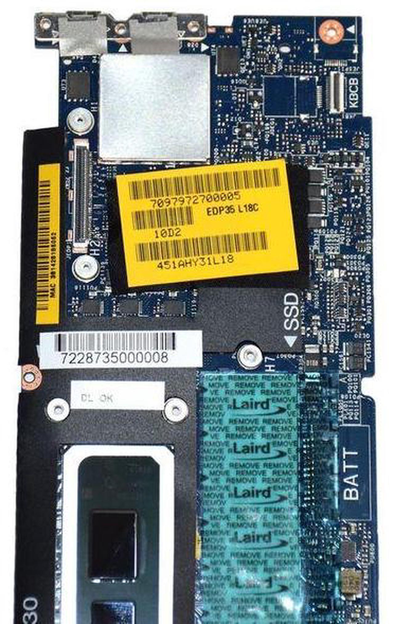 Alt view image 4 of 7 - Dell XPS 13 7390 Motherboard i5-10210U 1.60GHz 4GB RAM JTF5T LA-H931P