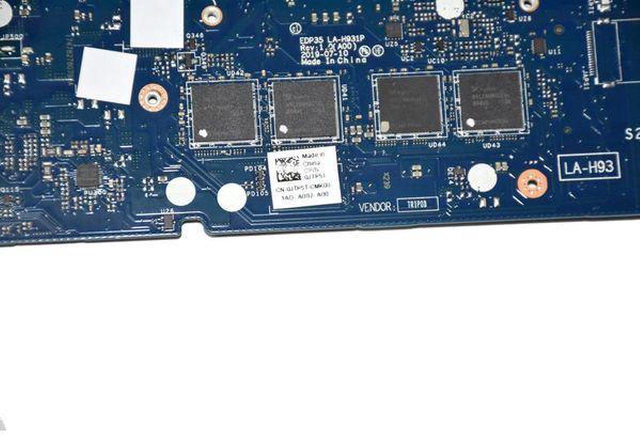Alt view image 6 of 7 - Dell XPS 13 7390 Motherboard i5-10210U 1.60GHz 4GB RAM JTF5T LA-H931P