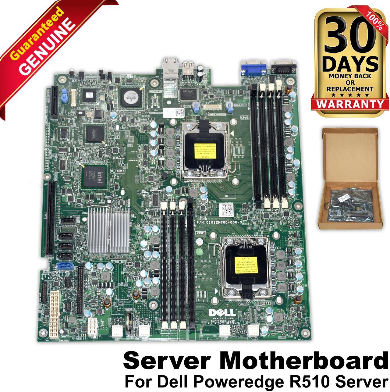 Main image of Dell PowerEdge R510 Server Motherboard LGA 1366 DDR3 ECC SATA Dual Gigabit LAN DPRKF