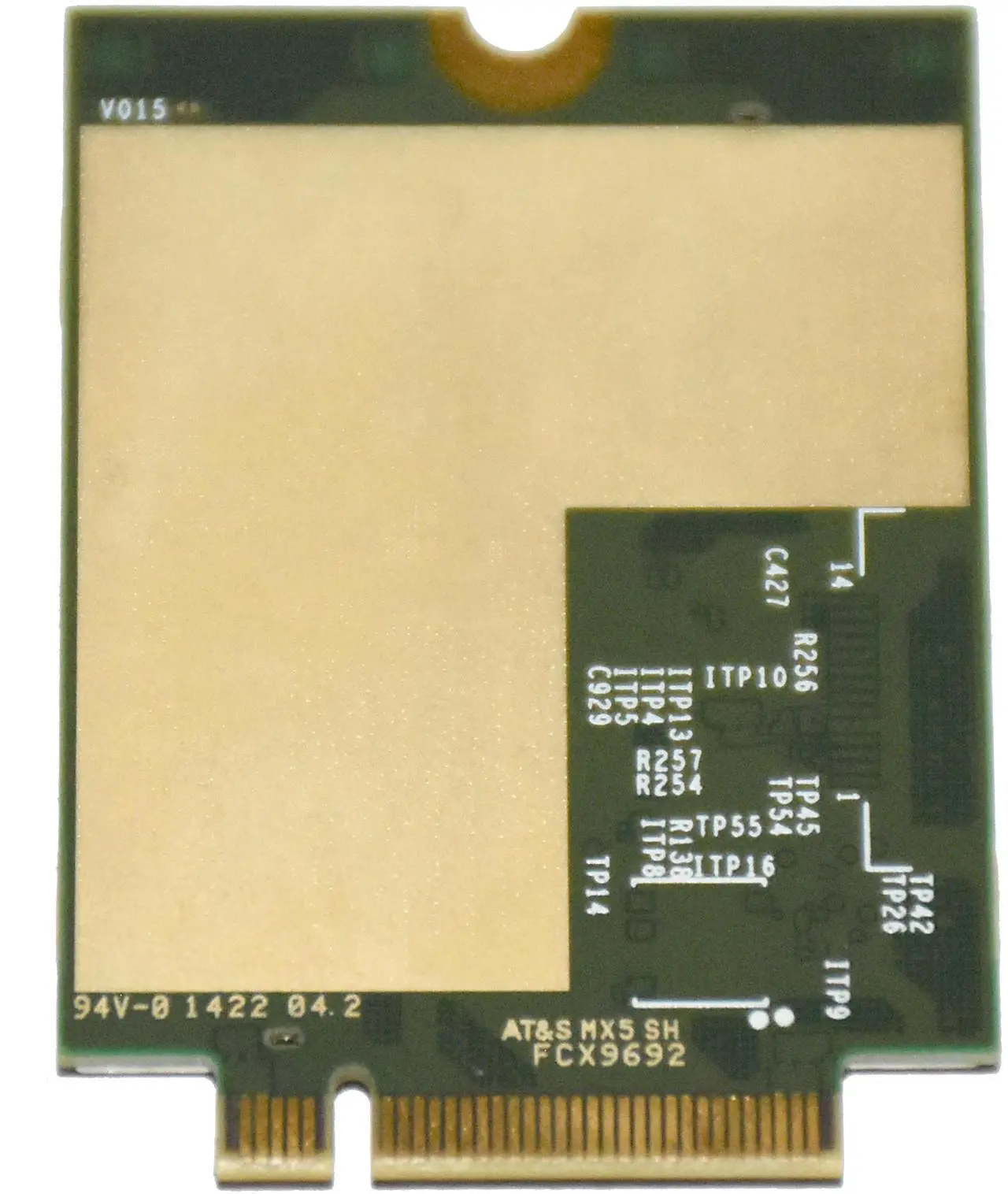 Alt view image 4 of 4 - Dell DW5829e-eSIM M.2 Mobile Broadband 4G WWAN Card NVCYP