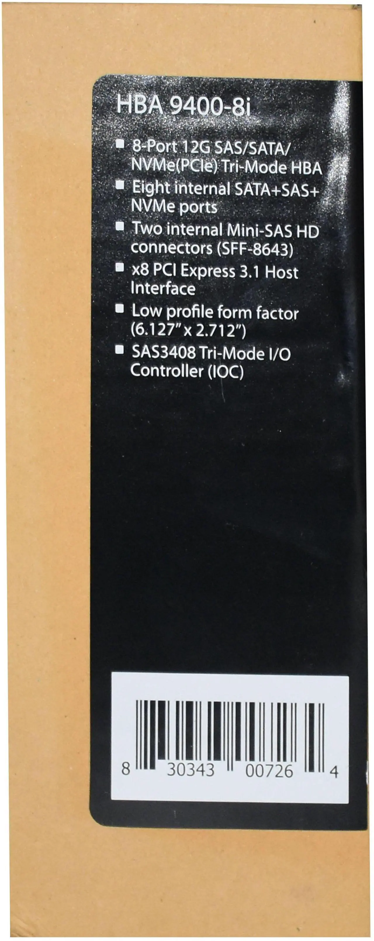 Alt view image 3 of 8 - Broadcom 9400-8I LSI 9400 Series Tri-Mode 12G SAS / SATA PCIe HBA