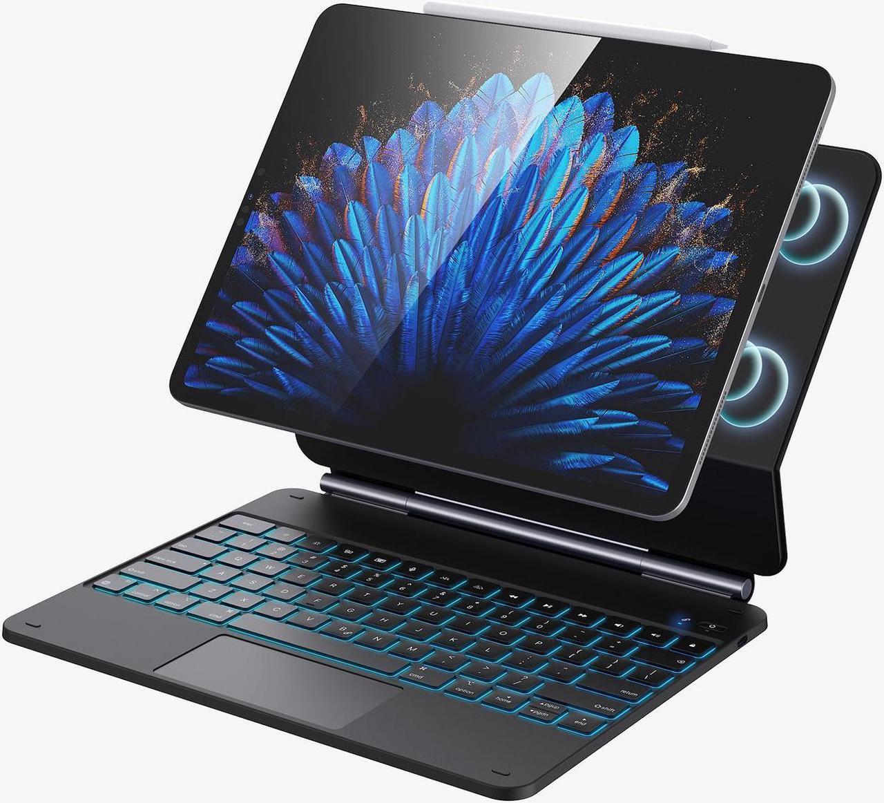 Main image of ProtoArc TABK400 Magic Keyboard Case for iPad Pro 12.9 inch (6th, 5th, 4th, 3rd Gen), Magnetic Keyboard Case with Multi-Touch Built-in Trackpad, 12 Colors Backlight