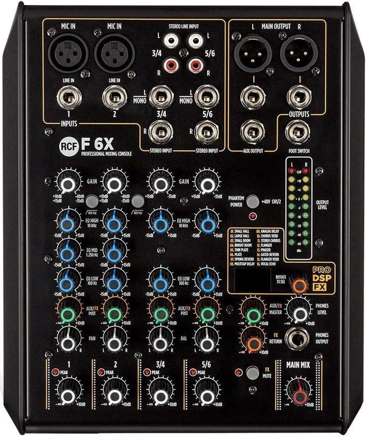 Alt view image 17 of 20 - 6 Channel Mixer w/ FX By RCF