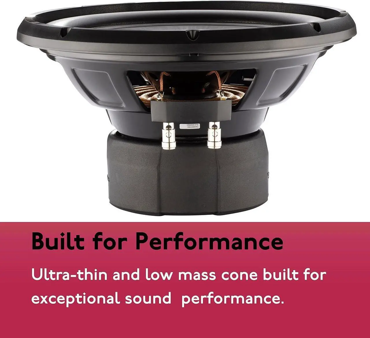 Alt view image 8 of 12 - Pioneer TS-D12D4 12” Dual 4 ohms Voice Coil Subwoofer