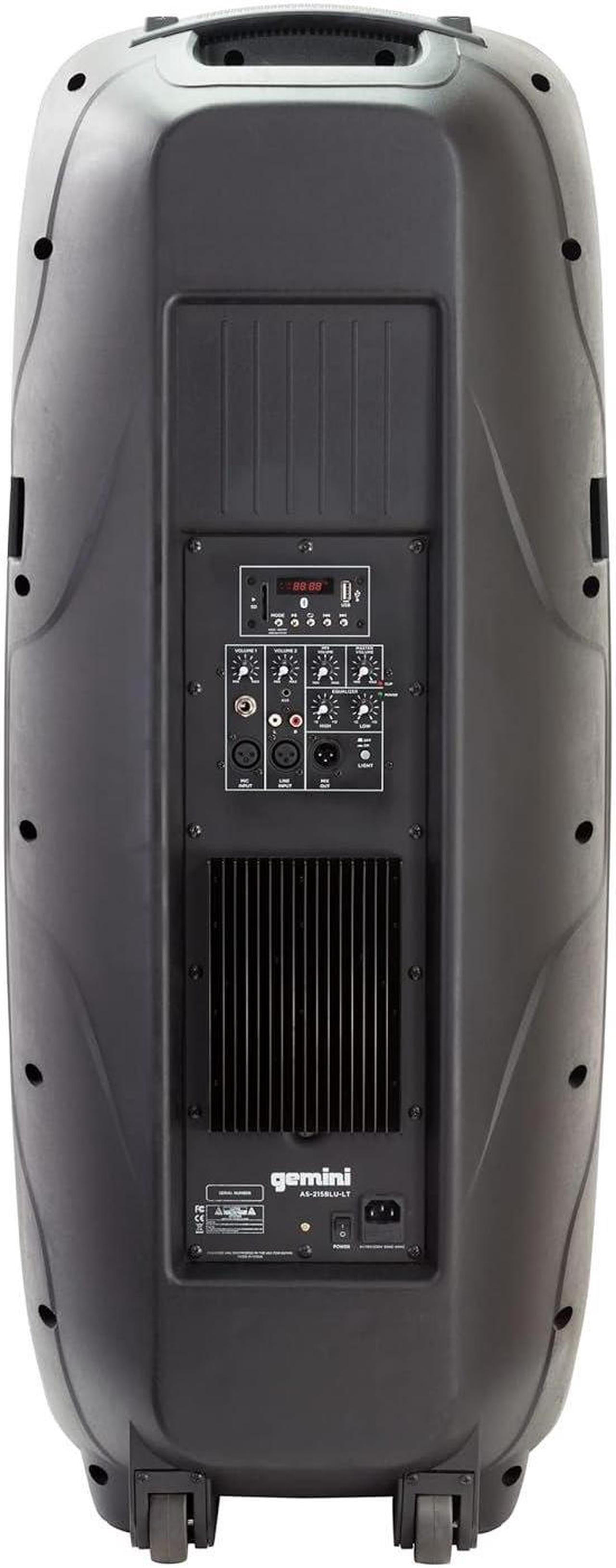 Alt view image 6 of 11 - Gemini AS215BLULT Dual 15" Bluetooth Loudspeaker
