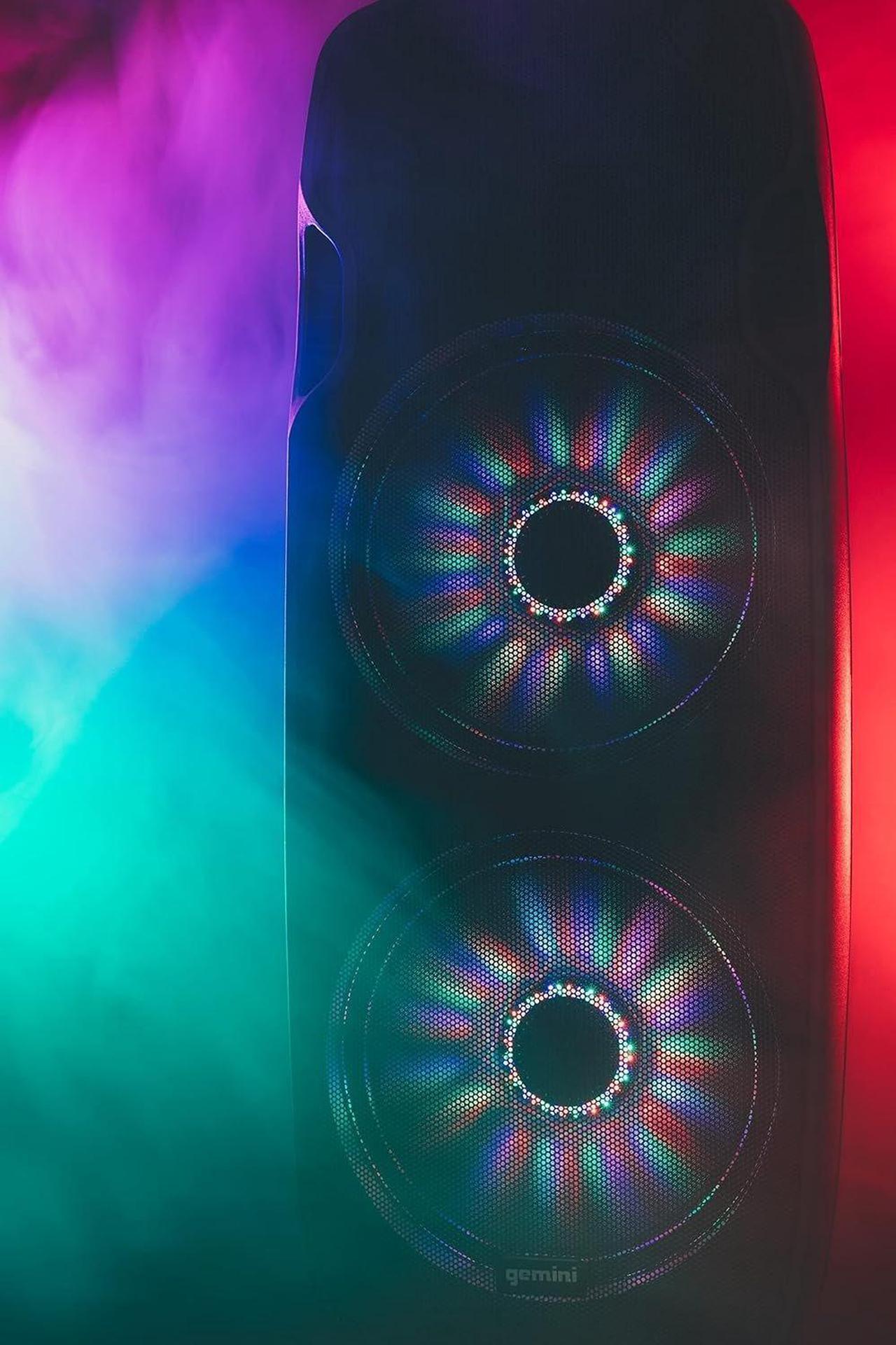 Alt view image 8 of 11 - Gemini AS215BLULT Dual 15" Bluetooth Loudspeaker