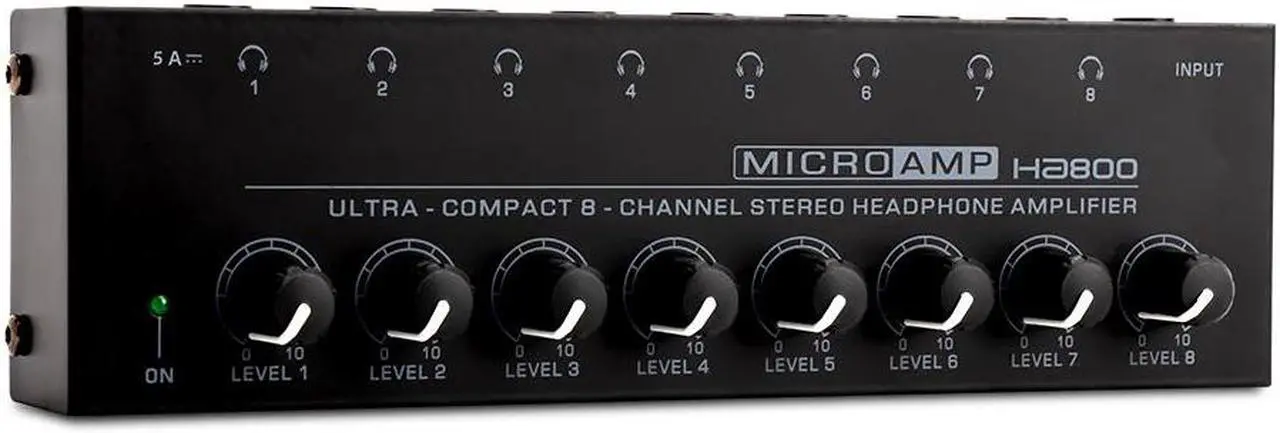 Main image of COKYISS MICROAMP Ultra-Compact Headphone Amplifier 8-Channel Stereo Headphone Splitter HA800