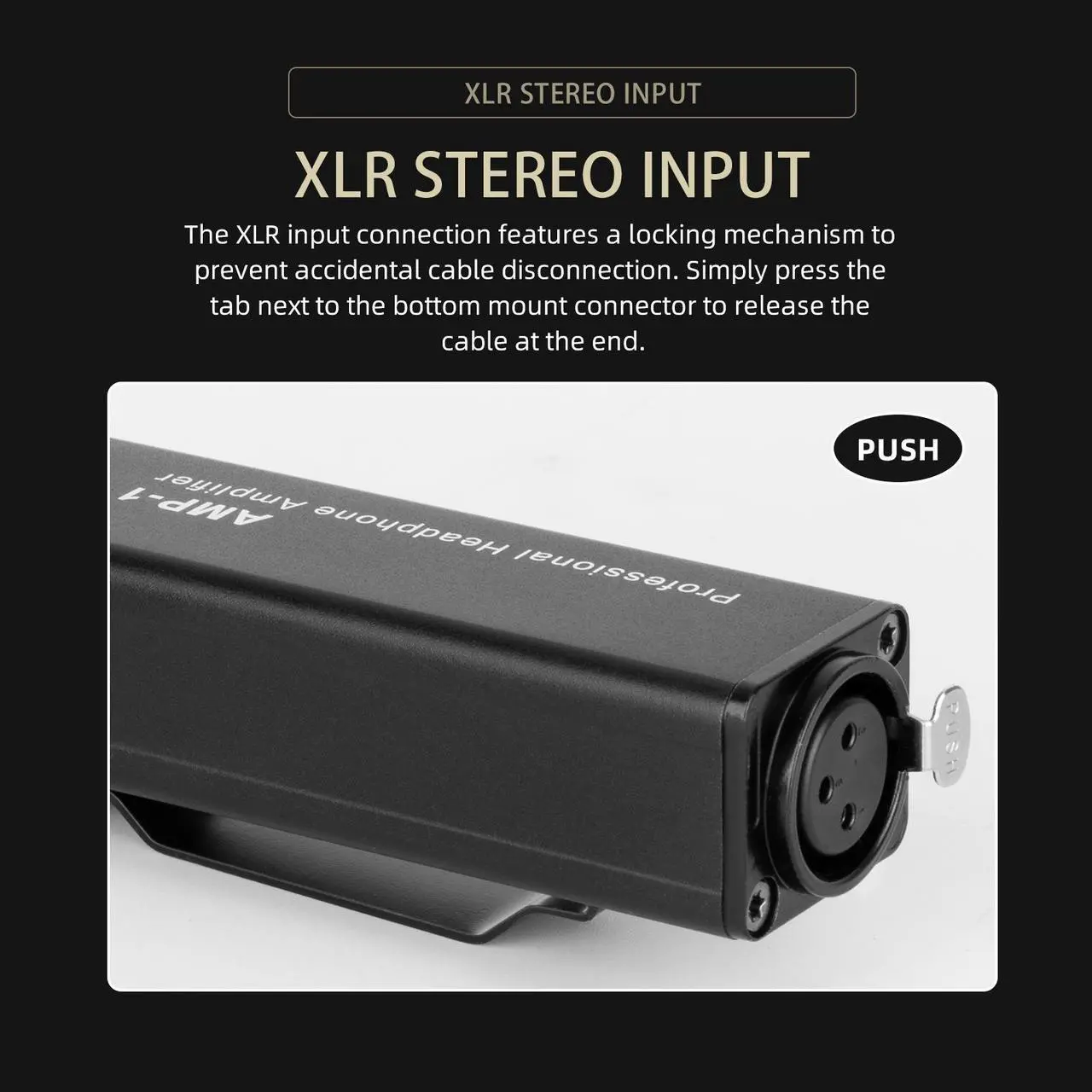 Alt view image 6 of 7 - COKYISS Portable Headphone Amplifier Converter, XLR XLR to 3.5MM Audio Passive Direct Amplifier AMP-1 Headphone Amplifier Converter