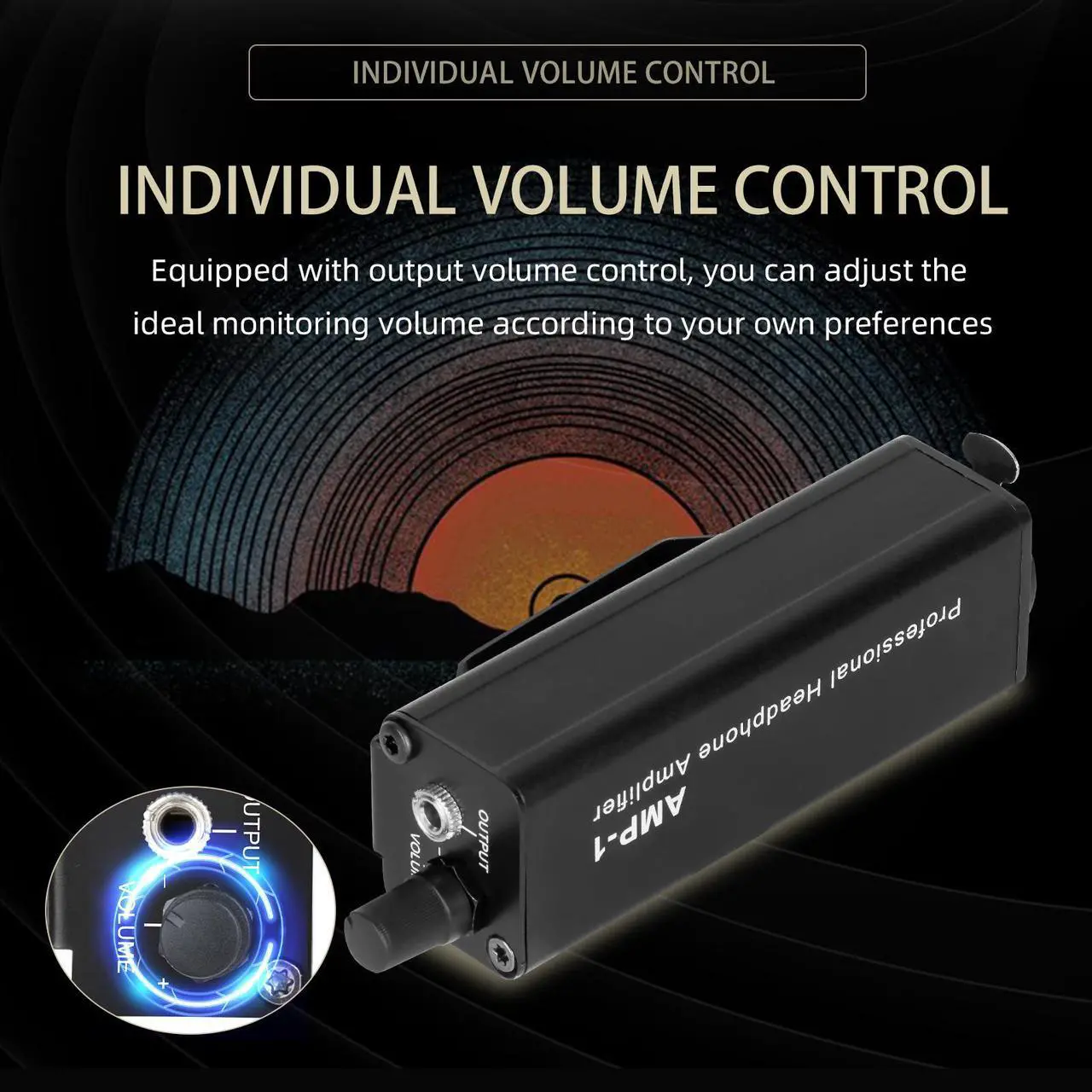 Alt view image 5 of 7 - COKYISS Portable Headphone Amplifier Converter, XLR XLR to 3.5MM Audio Passive Direct Amplifier AMP-1 Headphone Amplifier Converter