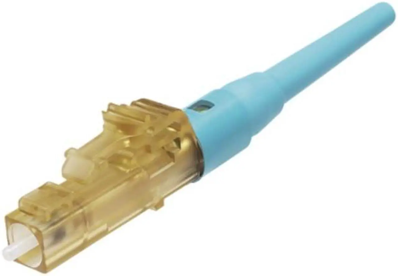 Alt view image 2 of 2 - Panduit FLCSMCXAQY Opticam LC Simplex Fiber Optic Connector, OM3/OM4/OM5, Multimode 50um, Box of 10