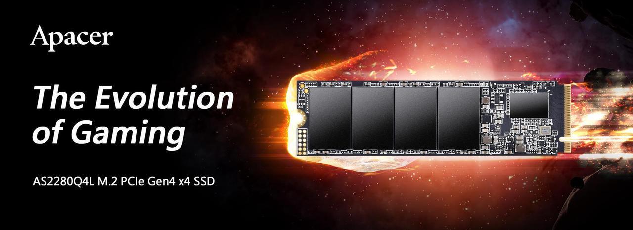 Alt view image 5 of 5 - Apacer M.2 PCIe SSD Gen4 x4 2TB, Standard (Single) - 3D NAND