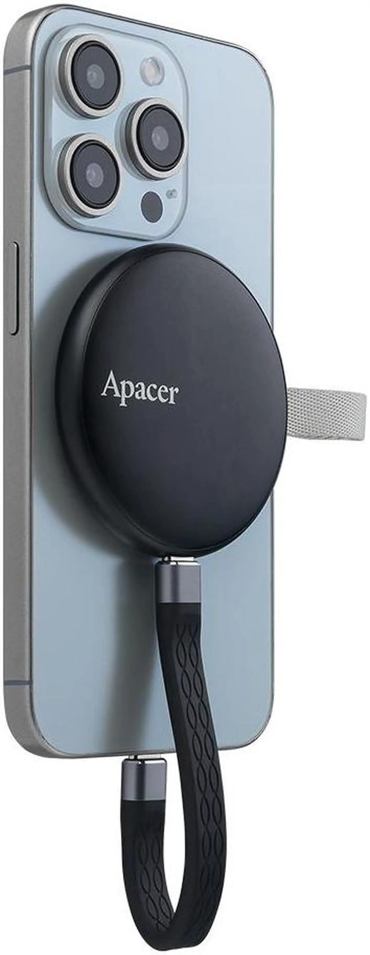 Alt view image 4 of 7 - Apacer Portable 1TB External Type-C USB 3.2 Gen 2 SSD/Storage. Magsafe compatible and up to 10Gbps for iPhone 15 and newer, PC, laptops, gaming, students, and professionals.