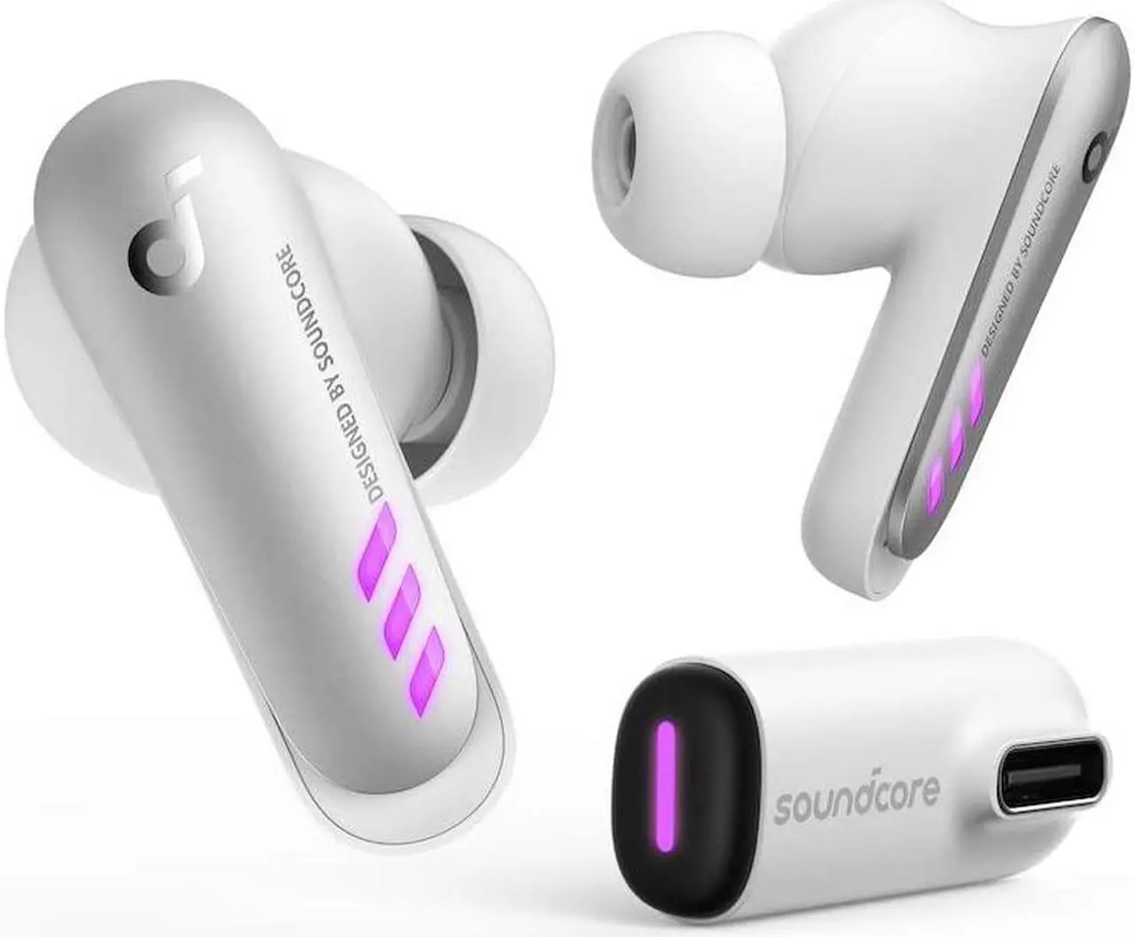 Alt view image 8 of 15 - soundcore VR P10 Wireless Gaming Earbuds, Authorized Meta/Oculus Quest 2 Accessories, <30ms Low Latency, Dual Connection, Bluetooth, 2.4GHz Wireless, USB-C Dongle, PS4, PS5, PC, Switch Compatible