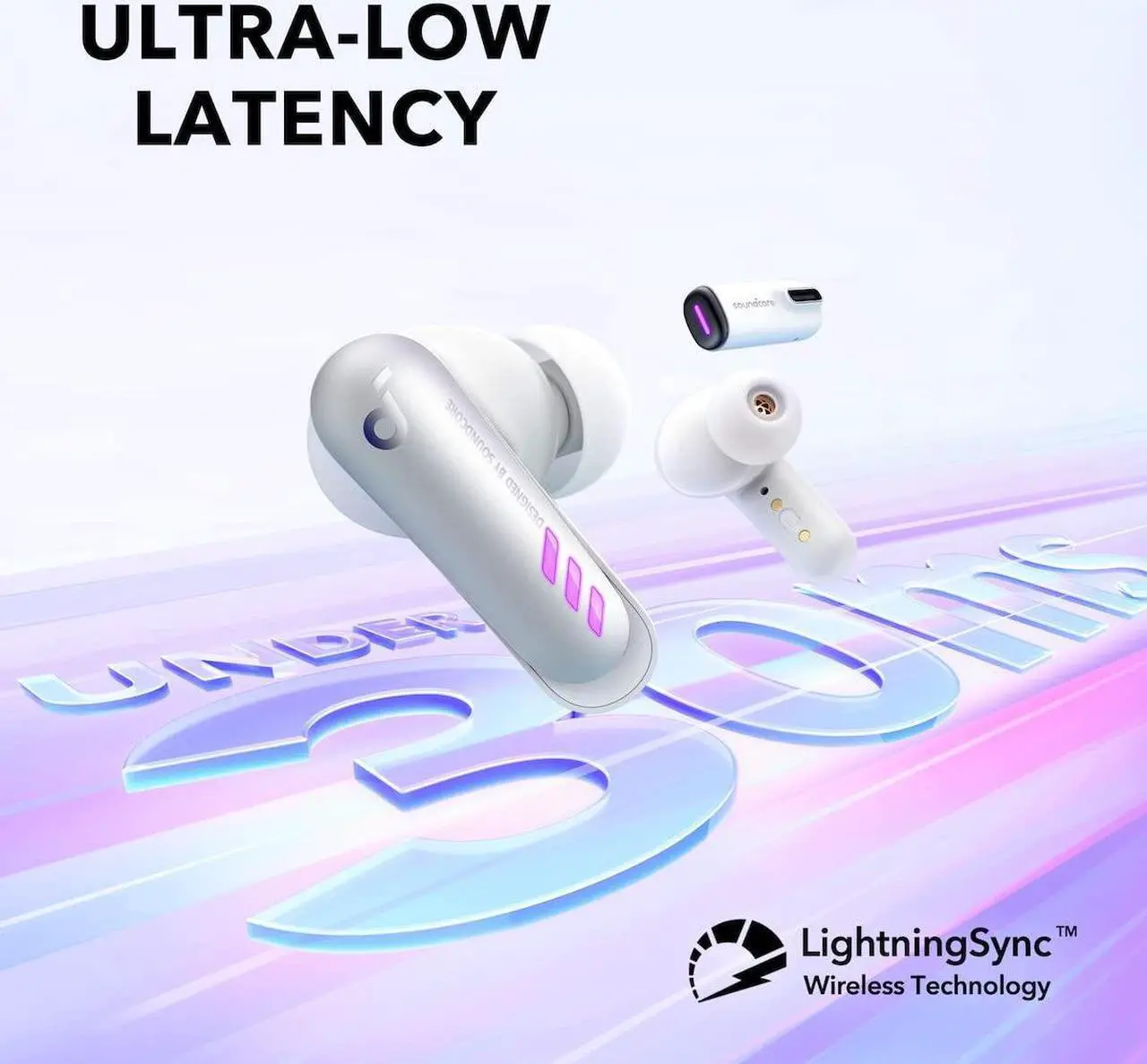 Alt view image 13 of 15 - soundcore VR P10 Wireless Gaming Earbuds, Authorized Meta/Oculus Quest 2 Accessories, <30ms Low Latency, Dual Connection, Bluetooth, 2.4GHz Wireless, USB-C Dongle, PS4, PS5, PC, Switch Compatible